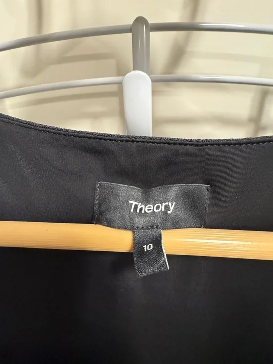 Theory Black Sleeveless Sheath Dress - Elegant Everyday - Picture 3 of 6